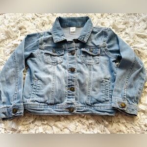 Carter's girl’s light blue denim jean jacket size 6